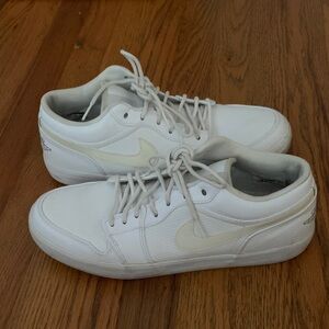 Nike Air Jordan V2 Retro Low-top sneakers  men size 11.5 white with cream swoosh